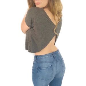 Urban Outfitters Crop Top Sz Medium Gray